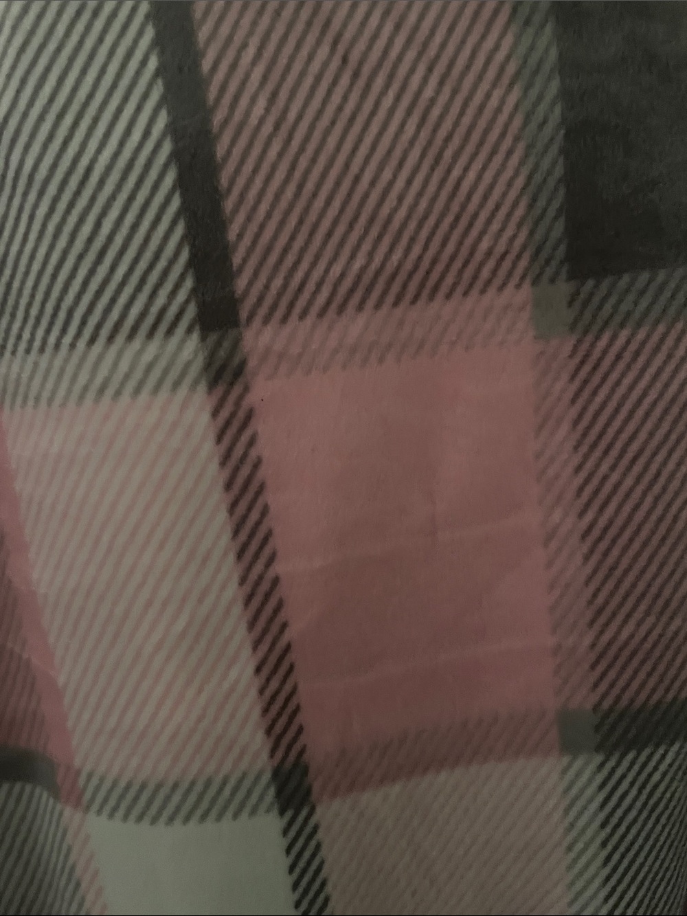 Joy Spun Cozy Plaid woman’s Pajama Set - Pink & Gray - Picture 5 of 9